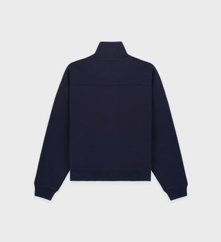 Health & Fitness Quarter Zip - Navy/White