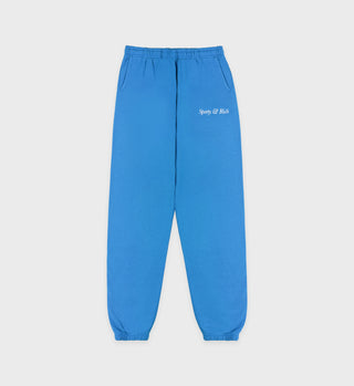 Italic Logo Sweatpant - Royal Blue/White