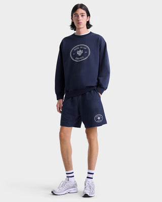Eden Crest Gym Short - Navy/White