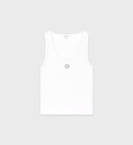 SRHWC Baby Rib Tank - White/Navy