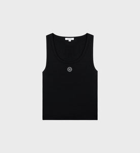 SRHWC Baby Rib Tank - Black/White
