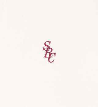 SRC Velour Polo - Off White/Merlot