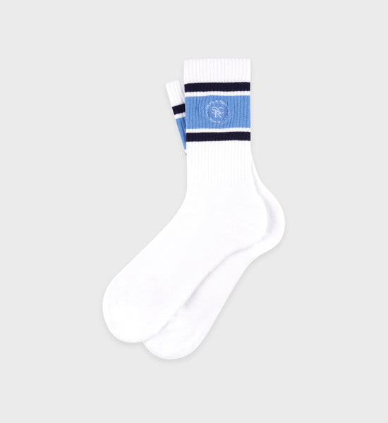 SRHWC Roller Socks - White/Juniper/Navy