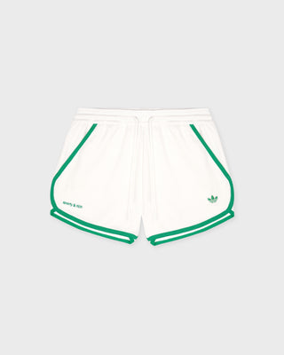 Adidas Track Short - Off White/Court Green