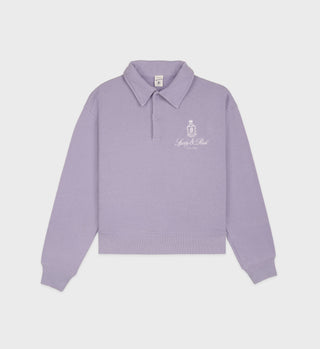 Vendome Polo - Soft Lilac/White