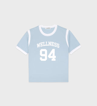 Wellness 94 Sports Tee - China Blue/White