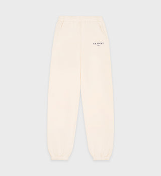 Wimbledon Sweatpants - Cream/Navy