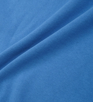 Prince Health Cropped Hoodie - Lapis/White