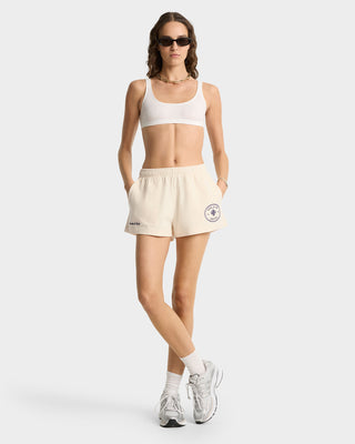 Eden Crest Disco Short - Cream/Navy