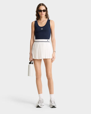 SRHWC Baby Rib Tank - Navy/White