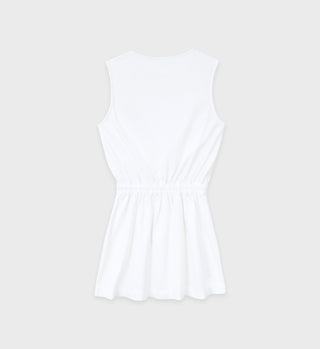Prince Sporty Pique Dress - White