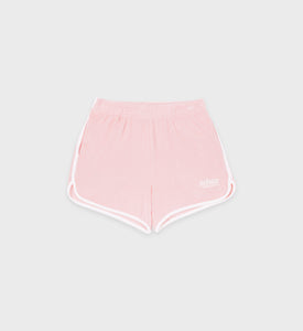 Prince Sporty Terry Short - Baby Pink/White