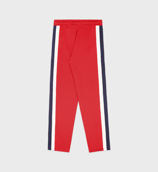 SR Sport Track Pants - Ruby/White