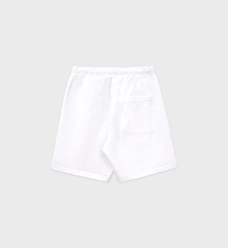 Wellness Studio Gym Short - White/Merlot