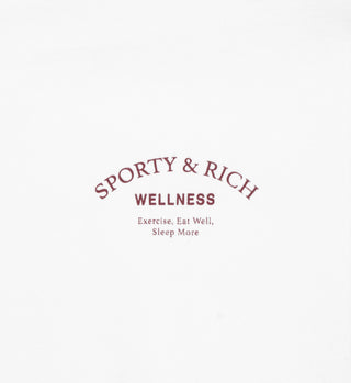 Wellness Studio Gym Short - White/Merlot